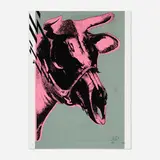 Paul Insect, Dead Cow, 2007, screenprint in colors on Arches 88