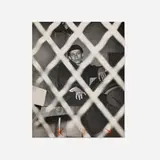Weegee, Frank Pape, Arrested for Homicide, November 10, 1944, gelatin silver print