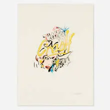 John Matos, TIME, c. 1994, screenprint in colors