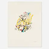 John Matos, TIME, c. 1994, screenprint in colors