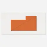 Robert Mangold, Untitled (from A Book of Silk Screen Prints: Multiple Panel Paintings 1973-1976), 1992, screenprint in colors on Fabriano