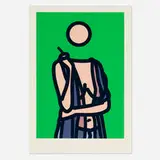 Ruth with Cigarette 5 by Julian Opie, 2006, Lambda print in colors on Fujicolour digital archival, sold Mar 2025