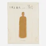 Lesley Dill, I See Visions, 2004, lithograph in colors on muslin and silk organza with hand-sewn elements