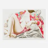 Philip Pearlstein, Model in Kimono on Plastic Chair (from the Landfall Press 30th Anniversary portfolio)