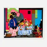 Romare Bearden, Morning (Carolina Morning), 1979, lithograph in colors on Somerset
