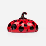 Naoshima Pumpkin by Yayoi Kusama, 2019, lacquered resin, sold Mar 2025