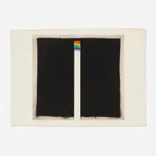 Norman Ackroyd, Landscape with Rainbows, 1968, aquatint in colors