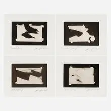 Four works from the X-Ray series by Joe Goode, 1977, etching, sold Mar 2025