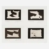 Joe Goode, Four works from the X-Ray series, 1977, etching