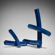 Brian Wall, Midnight VI, 2019, patinated bronze