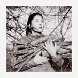 Marina Abramović, Portrait with Firewood