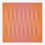 Julian Stanczak, Warm Note, 1985, oil on canvas