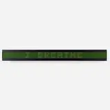 Jenny Holzer, Untitled (ARNO text), electronic LED sign with yellow and green diodes