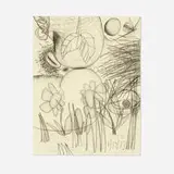 Carroll Dunham, Study for "In the Flowers" (1/17/13)