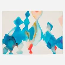 Alice Baber, The Blue Dance Floats to the Top (from the Sacred Spaces series), 1981, watercolor on Arches