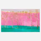 Wolf Kahn, Slow Arcs in a Landscape, 1997, oil on linen