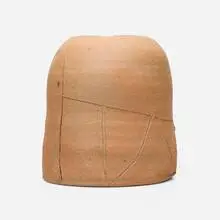 Early Dome by Robert Turner, 1977, bisque stoneware, sold Feb 2025