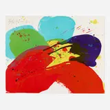 Walasse Ting, Flower, 1969, lithograph in colors