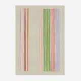 Gene Davis, Royal Curtain, 1980, screenprint in colors on Arches