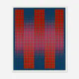 Trespass by Julian Stanczak, 1979, screenprint in colors, sold Mar 2023