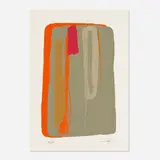 Larry Zox, Niagara Series III, 1980, screenprint in colors