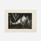 Wanda Gág, Evening, 1928, lithograph on BFK Rives
