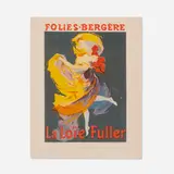 Jules Chéret, La Loïe Fuller (Loïe Fuller at the Folies-Bergère) (from Les Affiches Illustrées), 1896, lithograph in colors