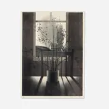 Robert Kipniss, Interior with Chair and Shadow, lithograph in colors on Arches