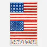 Jasper Johns, Two Flags (Whitney Anniversary)