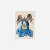 Purgatory: Dante Purified (from the Divine Comedy portfolio) by Salvador Dalí, 1960, wood engraving in colors, sold Mar 2023