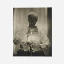 Baron Adolf de Meyer, Self Portrait, c. 1942, gelatin silver print