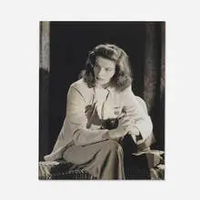Clarence Sinclair Bull, Kathryn Hepburn, c. 1940, gelatin silver print