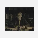 Felix H. Man, Maxim Gorky, Sorrento, gelatin silver print mounted to card