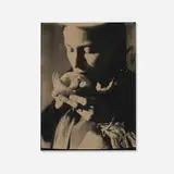 Artur Nikodem, Untitled (Barbara Eating Fruit), c. 1925, gelatin silver print