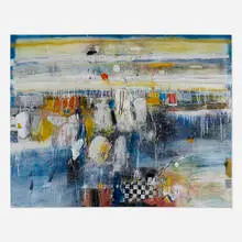Robert Baribeau, Untitled, 2008, mixed media and acrylic on canvas