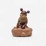 Hebru Brantley, Gaia (Sepia), 2021, painted cast vinyl