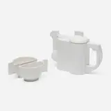 Kazimir Malevich, Suprematist tea set, glazed porcelain