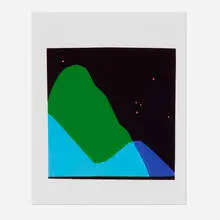 Liz Nielsen, Mountain Range, 2015, unique chromogenic print