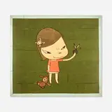 Yoshitomo Nara, Real One, 2021, offset lithograph in colors