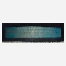 Robert Stackhouse, Wyoming Immersed Profile, 1994, watercolor on paper mounted to canvas