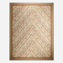 Flatweave carpet by Doris Leslie Blau, hand-woven wool, sold Oct 2021
