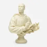 Kehinde Wiley, Louis XVI, The Sun King, 2006, cast marble dust and resin
