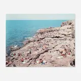 Massimo Vitali, Calafuria (from the Landscapes with Figures portfolio), 2006, offset lithograph in colors