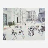 Massimo Vitali, Firenze Via Via (from the Landscapes with Figures portfolio), 2006, offset lithograph in colors