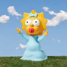 The Simpsons, Monumental Maggie Simpson, 2021, painted cast vinyl