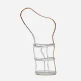 Andrea Branzi, Orange Canaries basket, 2008, fused glass, plastic