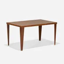 Charles and Ray Eames, DTW-1, 1945, walnut, walnut plywood