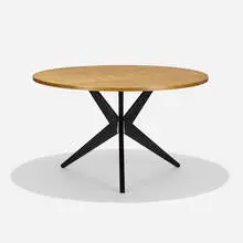 Hans Bellmann, Popsicle dining table, 1947, birch, lacquered wood