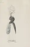 Paul Sandby, Untitled, pen and ink and watercolour 11.7 x 6.5cm and 12.5 x 8cm (2) Exhibited: Appleby Bros. Ltd.