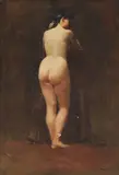 J... F... M... Gow, Untitled, oil on canvas 61 x 41cm